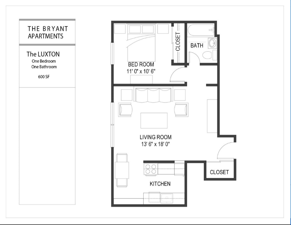 Floor Plans of The Bryant in Minneapolis, MN